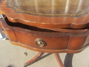 Occasional Table - Leather Top