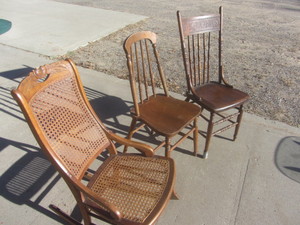 Antique Rocker & Chairs
