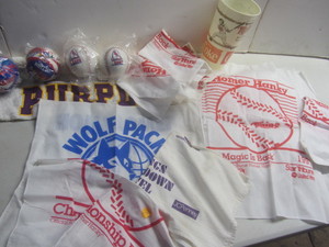 Hankies, Towel, Baseballs