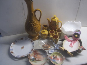 Noritake, Nippon, Milk Glass, Haeger