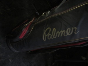 Palmer Golf Bag, Clubs