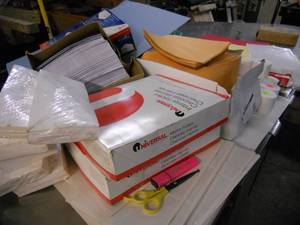 Catalog Envelopes, File Folders, Adding Machine Paper, Envelopes, More