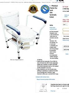 Medical Frame and Assist for using Toilet