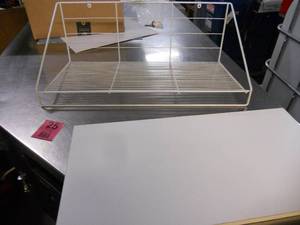 Wire Shelf and Board - Use with or without board, includes fasteners