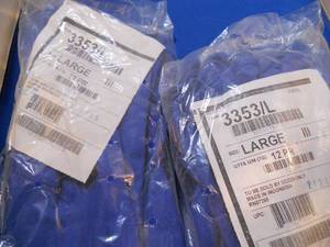 Majestic Gloves 3353M Industrial Gloves, Rubber, Flock Lined, Medium, Blue (2 Packs of 12 - Total of 24) Latex, Flock Lined, 13 Inch, 20 Mil, Blue. Size Large