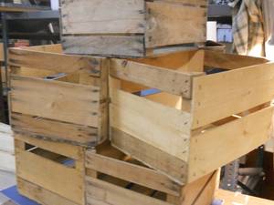 5 Wood Crates
