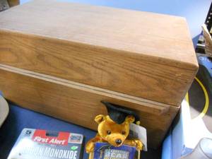 Wood Box, Carbon Monoxide Detector, CDDVD Cases , More