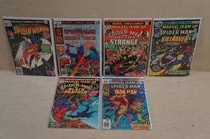Spider-Man Comics - Strange, Iron Man, Spider-Woman