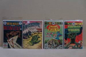 Early DC Comics - Swamp Thing, Blackhawk, Ironwolf