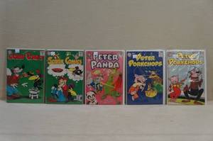 Early DC Comics - Real Screen, Peter Panda, Porkchops
