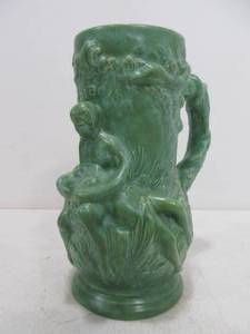lot 27 image: Vintage Art Nouveau Whitefish Montana Pottery Tankard