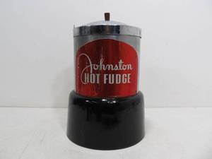 lot 32 image: Vintage JOHNSON Ice Cream Parlor Hot Fudge Warmer 