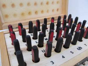lot 58 image: Tekton Letter & Number Punch Set