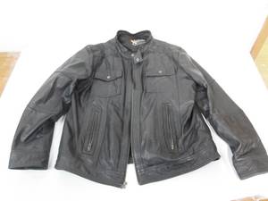 lot 67 image: Nice X Element Mens Leather Motorcycle Jacket - Size XL