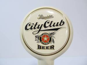 lot 74 image: SCHMIDT CITY CLUB Ceramic Beer Tap Handle