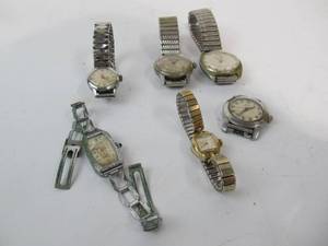 lot 93 image: Estate Lot of Vintage Swiss Watches