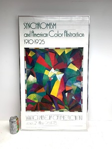lot 343 image: Vintage Framed Synchronism & American Color Abstraction 1910-1925 Museum Exhibition Poster