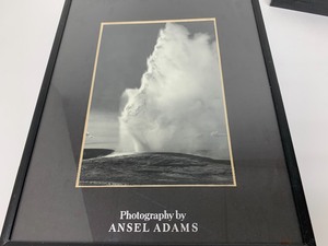 lot 287 image: 2 Small Framed ANSEL ADAMS Black & White Photographs