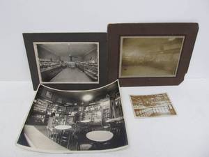 lot 174 image: Lot of 4 Antique Interior Photographs - Including Saloon