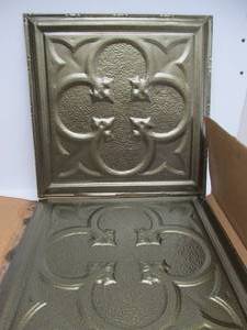 lot 198 image: 2 Cases of Metal Ceiling Panels