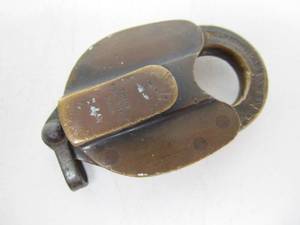lot 204 image: Rare Antique M.ST.P.R & DET Company DAN PATCH LINE Railroad Lock