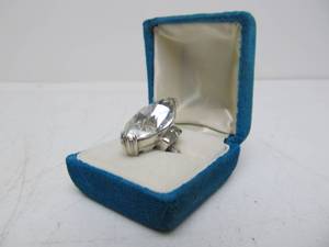 lot 208 image: Vintage 1950s Signed EISENBERG ICE Costume Jewelry Ring
