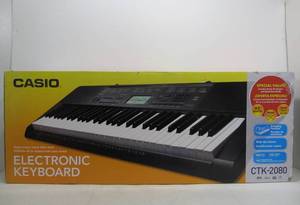 lot 177 image: Brand New Large CASIO Model CTK-2080 Electronic Keyboard