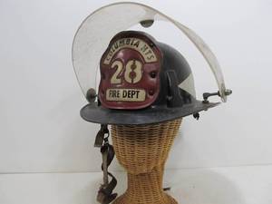 lot 249 image: Vintage COLUMBIA HEIGHTS Fire Department Firefighters Helmet