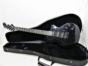 lot 336 image: Esteban Black Electric Guitar wCase