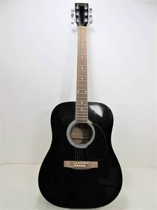 lot 341 image: Vintage Dinosaur DAG-3BK Black Acoustic Guitar