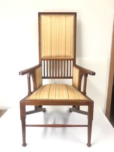 lot 3 image: Unusual Old Vintage Early Modernist Armchair