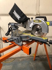 lot 6 image: Working PERFORMAX 7 14 Sliding Mitre Saw