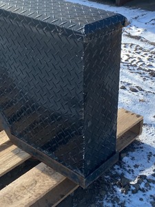 Diamond-Plate Truck Toolbox