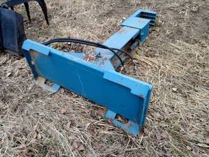 lot 16 image: Hydraulic Tree Puller, Skid Loader ...