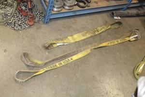 Lot of (3) Liftpro Nylon Web Sling