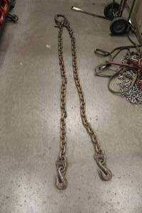 Heavy Duty 58 Leg Chain Sling 7, Chain with Hook Ends