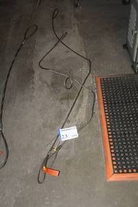 Lot of (2) Liftall,Total Tool Wire Rope 38 Sling Eye-Eye