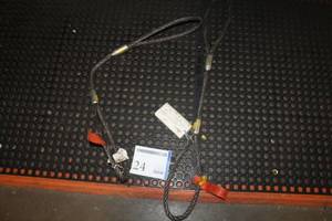 Lot of (2) Liftall Wire Rope 58 Sling Eye-Eye