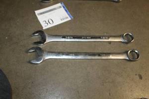 Lot of (2) Combination End Wrenches - 1-38, 1-516