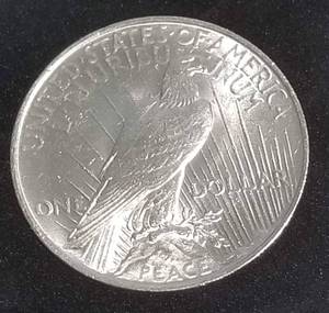 1922 PEACE SILVER DOLLAR BLACK CASE