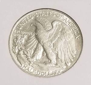 1942 WALKING LIBERTY HALF DOLLAR BLACK CASE