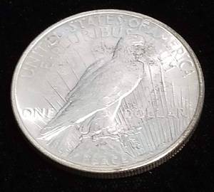 1923 PEACE SILVER DOLLAR UNC