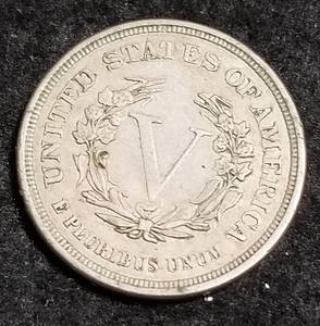 1883 NO CENTS LIBERTY V NICKEL