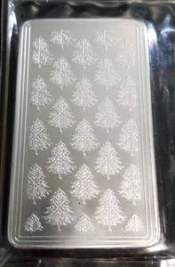 2020 CHRISTMAS 10oz .999 FINE SILVER BAR SEALED RUDOLPH