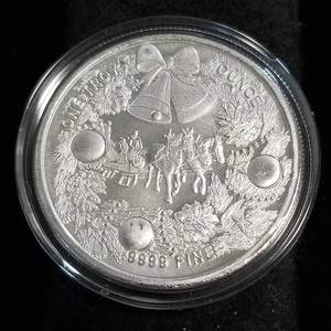 CHRISTMAS 2020 SNOWMEN 1 TROY OZ. .999 FINE SILVER IN AIRTITE
