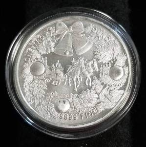 CHRISTMAS 2020 SNOWMEN 1 TROY OZ. .999 FINE SILVER IN AIRTITE