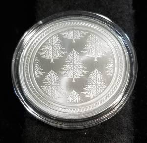 CHRISTMAS 2020 RUDOLPH 1 TROY OZ. .999 FINE SILVER IN AIRTITE