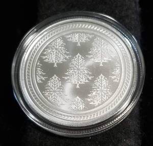 CHRISTMAS 2020 RUDOLPH 1 TROY OZ. .999 FINE SILVER IN AIRTITE