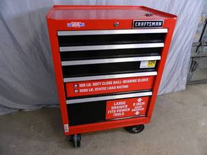 lot 1 image: New Craftsman 5 Drawer Tool Box - Scratch and Dent