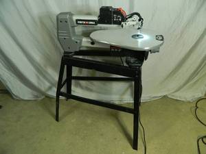 lot 7 image: Porter-cable pcb375ss 1.6 Amp 18 in. Variable Speed Scroll Saw with Stand